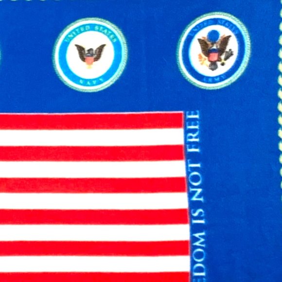 American Flag, Veterans Disabled for Life Memorial, Fleece, Throw Blanket, USA - Picture 12 of 15